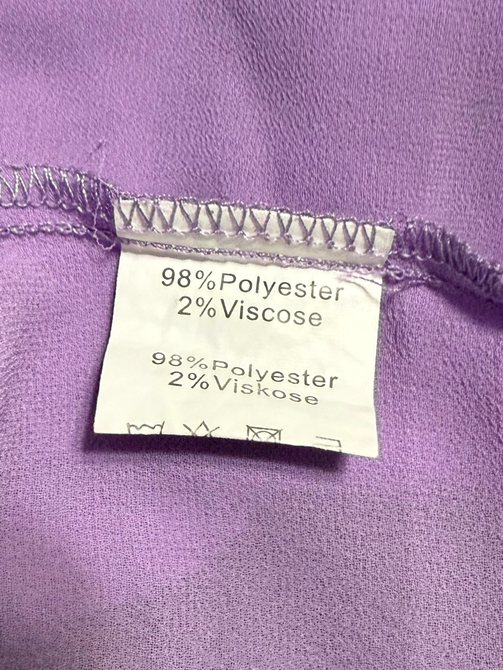 Kate Kasin Purple Chiffon Kimono Jacket 3/4 Kimono Sleeve Open Front XL - Picture 4 of 5